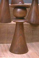 Black Walnut Angel closeup